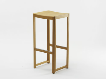 SELERI - Wooden stool by Zilio A&C - view 2
